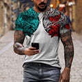 Premium 3D Printed Samurai Tattoo Shirts MEI
