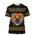Egyptian Gods Ancient Khepri heart unisex 3d all over printed shirts