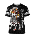 Horse 3D All Over Printed Shirts For Men and Women