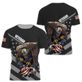 Premium Unique Veterans Polo Shirts Ultra Soft And Comfort Black Collar Black