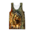 Dinosaur T-rex Skin 3D all over printed shirts