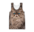 Persians Cat Face Hair Premium Hoodie Sweatshirt Cover