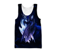 Blue Couple Dragon 3D Shirt All Over Printed Shirts For Men and Women NDD10162002