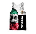 Mexican Skull 3D All Over Printed Unisex Hoodie