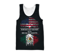 American Grown With Mexican Roots 3D All Over Printed Shirts For Men and Women QB06112003