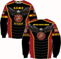 U.S Marine Corps veteran Eagle Pride design 3d print shirts Proud Military