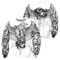 Egyptian Gods Ancient Tattoo white ver unisex 3d print shirts