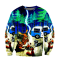 Camping 3D All Over Printed Unisex Shirts Starry Night Camping