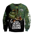 Northern Pike fishing legend underwater design 3d print shirts