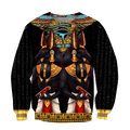 Anubis Horus eye and egyptian falcon 3D Shirts
