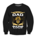 I have two Titles Dad and Papa and I rock them both - T shirt Style for Men Father's Day Gift
