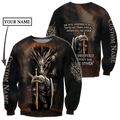 Dragon Knight Templar God Today I Whispered 3D Hoodie Shirt For Men And Women Custom Name Ver2