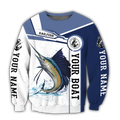 Custom name Sailfish fishing Catch and Release 3D Design print shirts