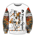 Personalized Name Rodeo 3D All Over Printed Unisex Shirts Cowboy Tattoo