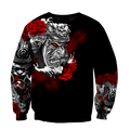 Premium 3D Printed Samurai Tatoo Shirts MEI