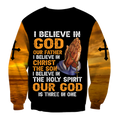 Faith in God Our Father - Christian - 3D All Over Printed Style for Men and Women