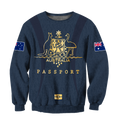 Tmarc Tee Australian passport special unisex 3d print shirts