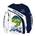 Custom name Mahi-mahi fishing design 3d print shirts