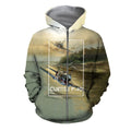 3D All Over Printed P40 Warhawk Shirt-Apparel-6teenth World-ZIPPED HOODIE-S-Vibe Cosy™