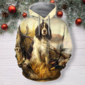 3D All Over Print Hunting Dog Duck Hoodie - Amaze Style™-Apparel