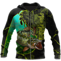 Northern Pike fishing underwater Yinyang camo 3d print shirts