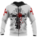 Knight God Jesus 3D All Over Printed Shirt Hoodie For Men And Women JJ250301 - Amaze Style™-Apparel