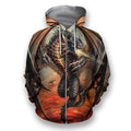 3D All Over Print Dragon Hoodie-Apparel-NM-Zipped Hoodie-S-Vibe Cosy™