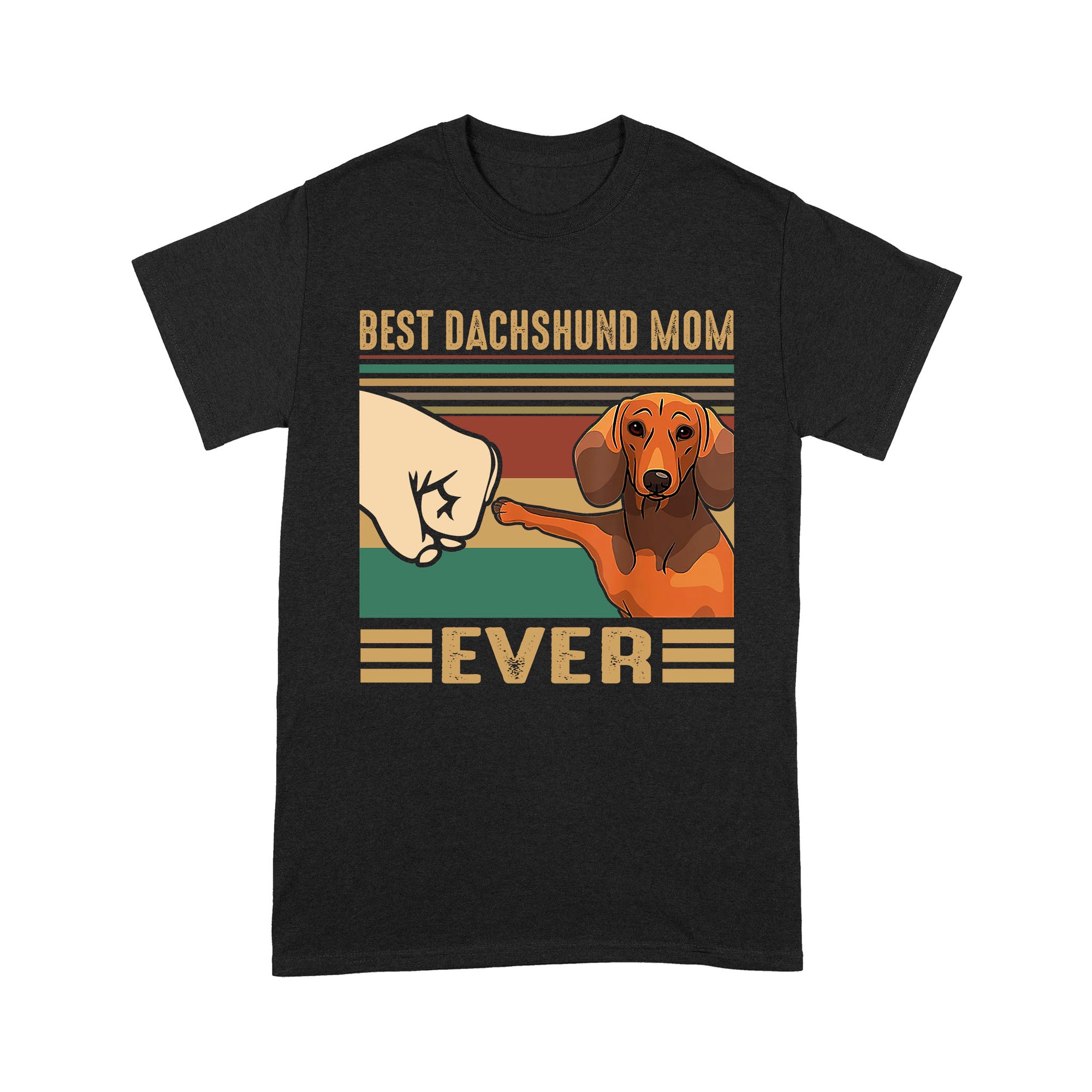 Dachshund Dog T-shirt DL - Best Dog Mom T-shirt