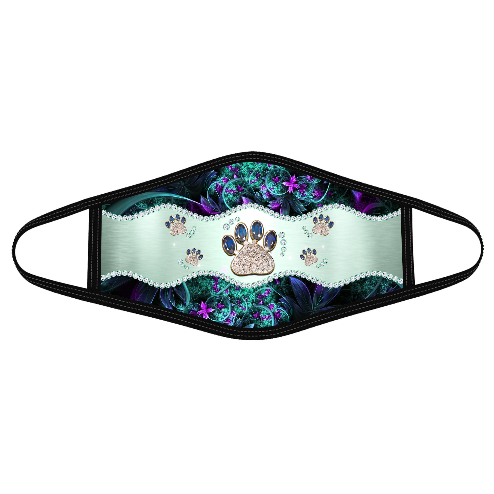 Dog Paw Galaxy Face Mask DL