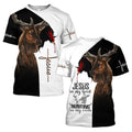 Jesus In My Heart, Hunting In My Vein 3D All Over Printed Unisex Shirt