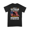 Being Papa Is Priceless-US Veteran Standard T-shirt TA