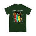 Merry Christmas Black Girls T-shirt MEI