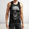 Mechanic Skull 3D All Over Printed Hoodie For Men and Women TN