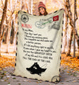 To my man fishing message blanket