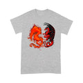 Fire Phoenix And Dragon T-shirt MEI