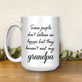 White Mug Best Gift For Dad Grandpa