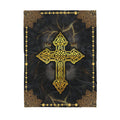 Premium Christian Jesus Catholic Lion Cross Blanket - Best gift for Christian - sherpa blanket TT