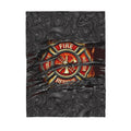 Firefighter Sherpa Blanket - Gift for Fireman