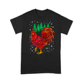 Chicken Christmas Deluxe T-shirt ML