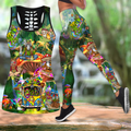 Life Of Hippie Guys Combo Hollow Tank Top And Legging Outfit