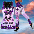 April Girl Butterflies Combo Legging Tank