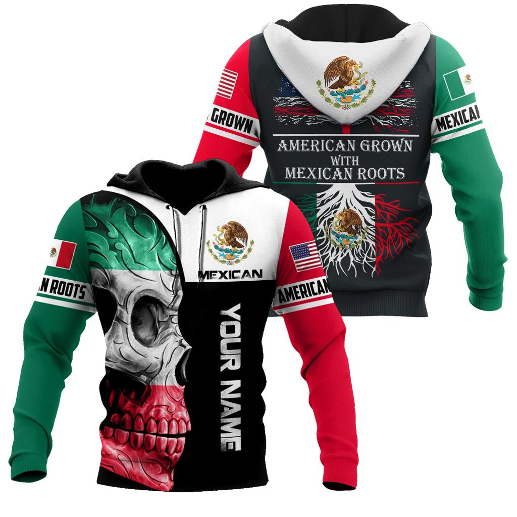 Mexican Skull 3D All Over Printed Unisex Hoodie