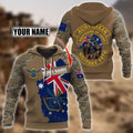 Tmarc Tee Custom name Australia Army Brothers in arms AU 3D print shirts