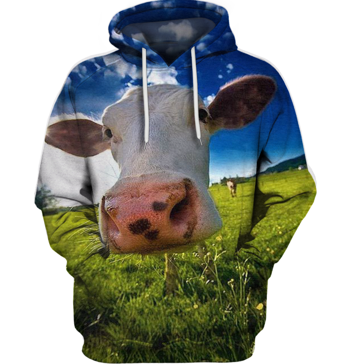 3D All Over Print Lovely Cow Shirt-Apparel-6teenth World-T-Shirt-S-Vibe Cosy™