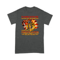 Firefighter T-shirt Playing With Fire Will Get You Burn Special Gift For Dad Papa Grandpa