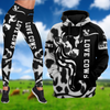 Love Cows Combo Tanktops And Legging Outfit For Women