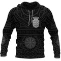 Denmark Vikings Tattoo Hoodie - Amaze Style™-Apparel