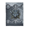 Firefighter Logo Sherpa Blanket - Best Gift for Fireman