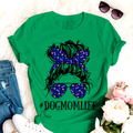 Dog T-shirt Mom Life TH