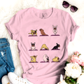 Dog T-shirt French Bulldog Yoga Lovers TH